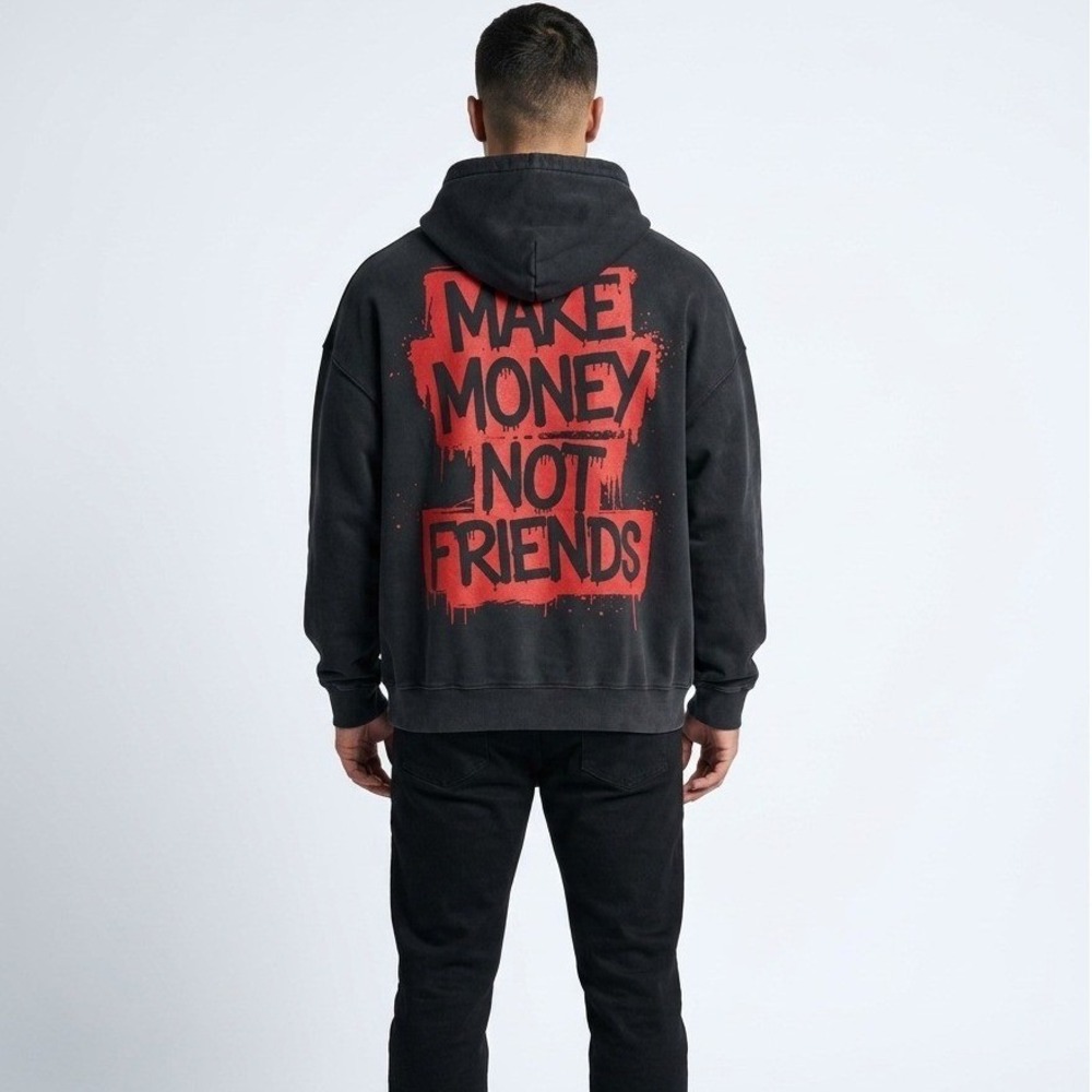 Crooks & Castles XXL Trouble Makers Make Money Not Friends Hoodie Pullover NWT